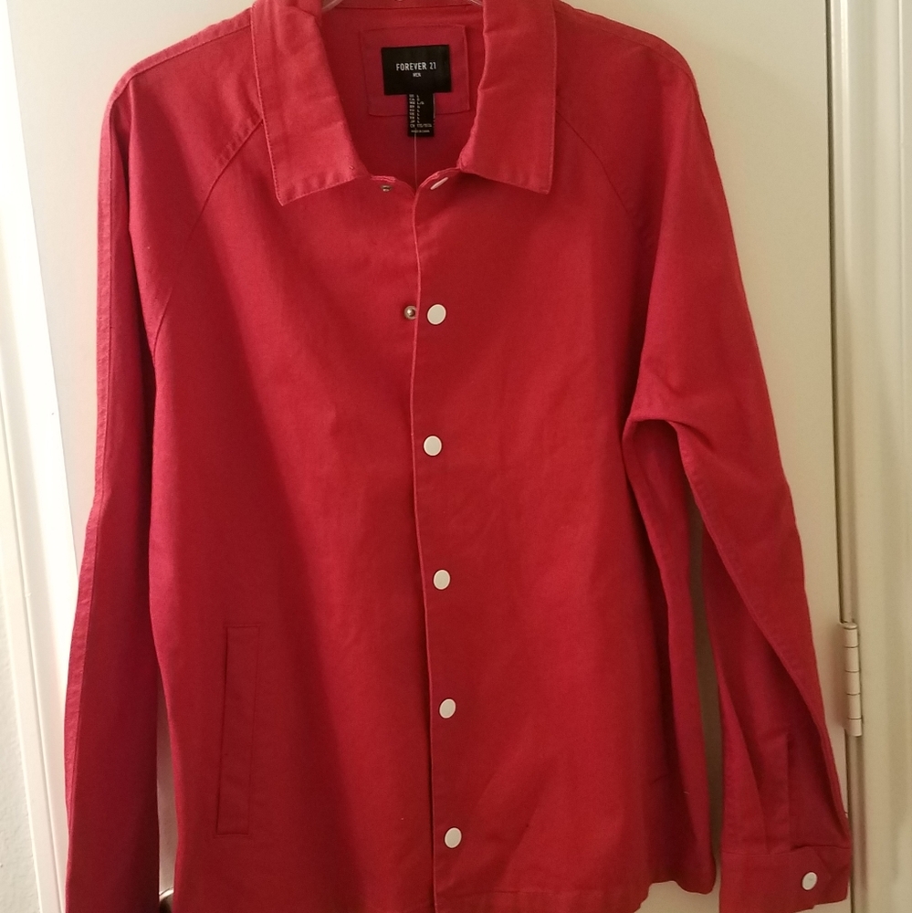 Red jacket shirt